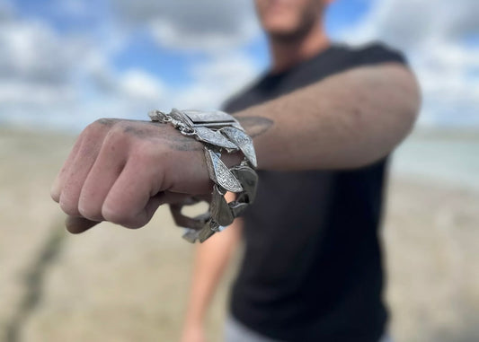 Sterling Silver 38MM Chaps Bracelet
