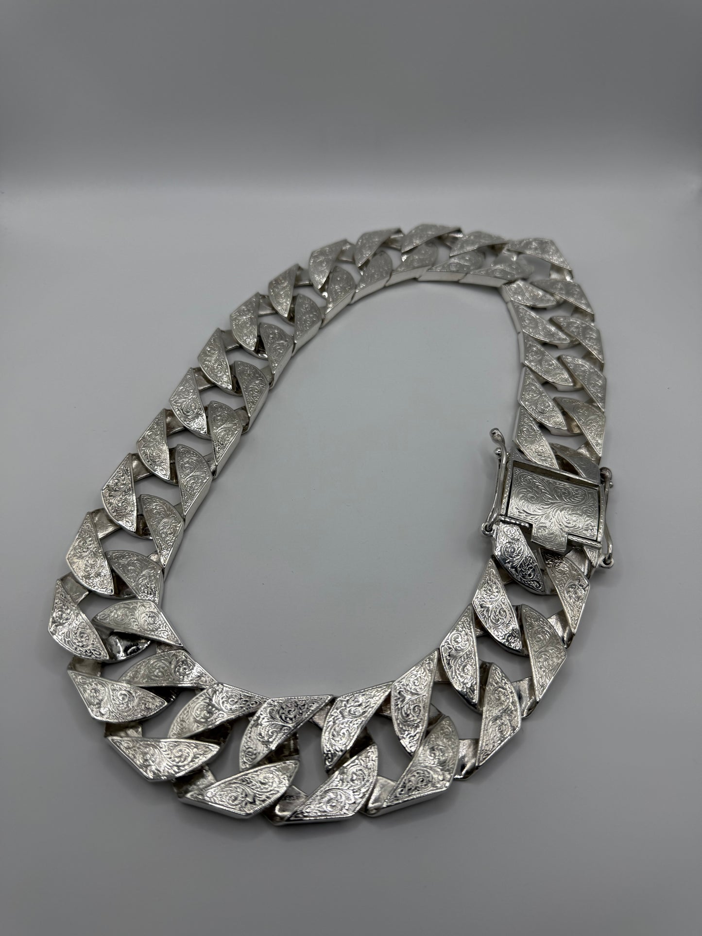 Silver Chaps Chain Gents Men’s - 37mm