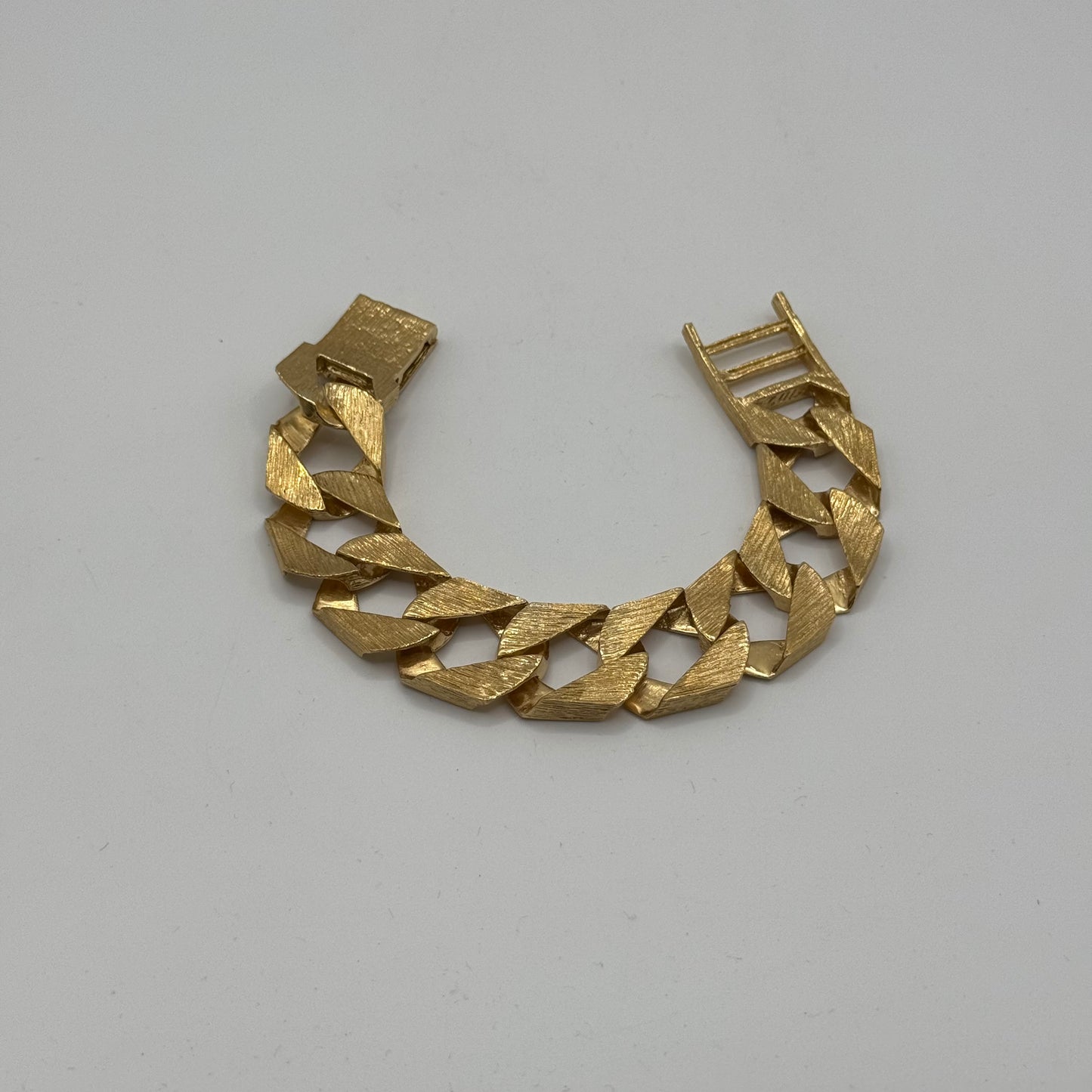9ct Gold On Silver Chaps Bracelet - 22mm