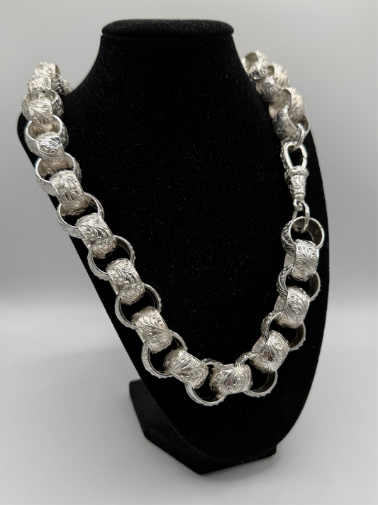 Silver Belcher Chain - 21mm