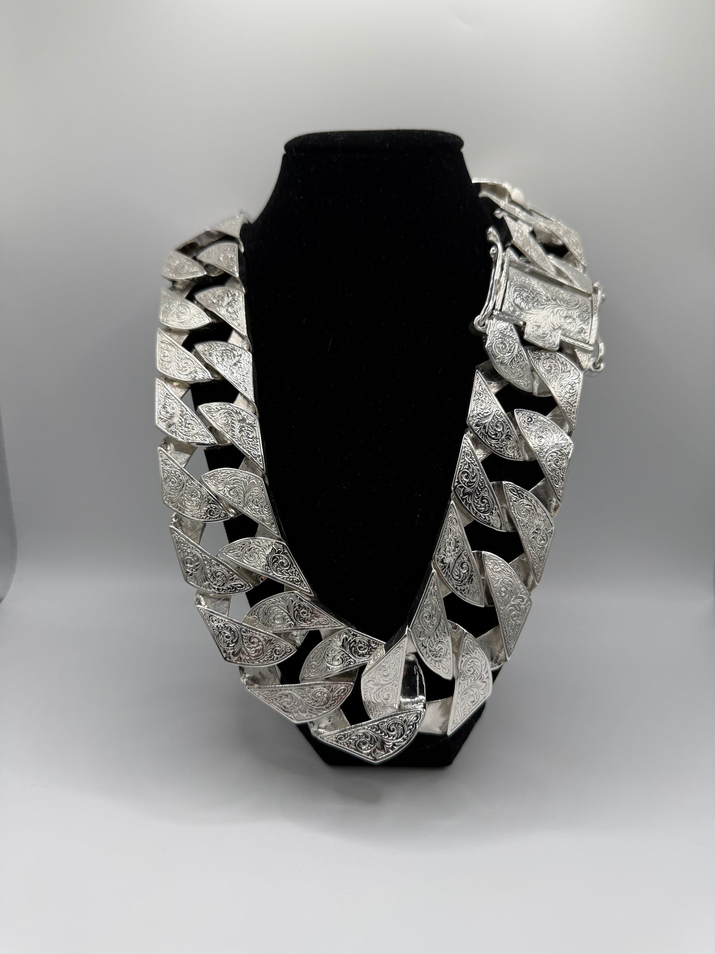 Silver Chaps Chain Gents Men’s - 37mm