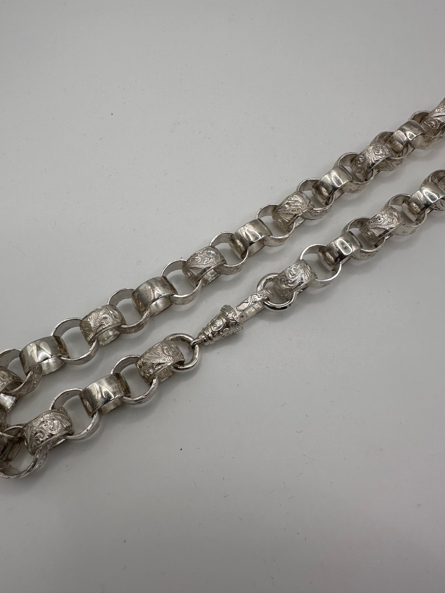 Silver Belcher Chain - 13mm