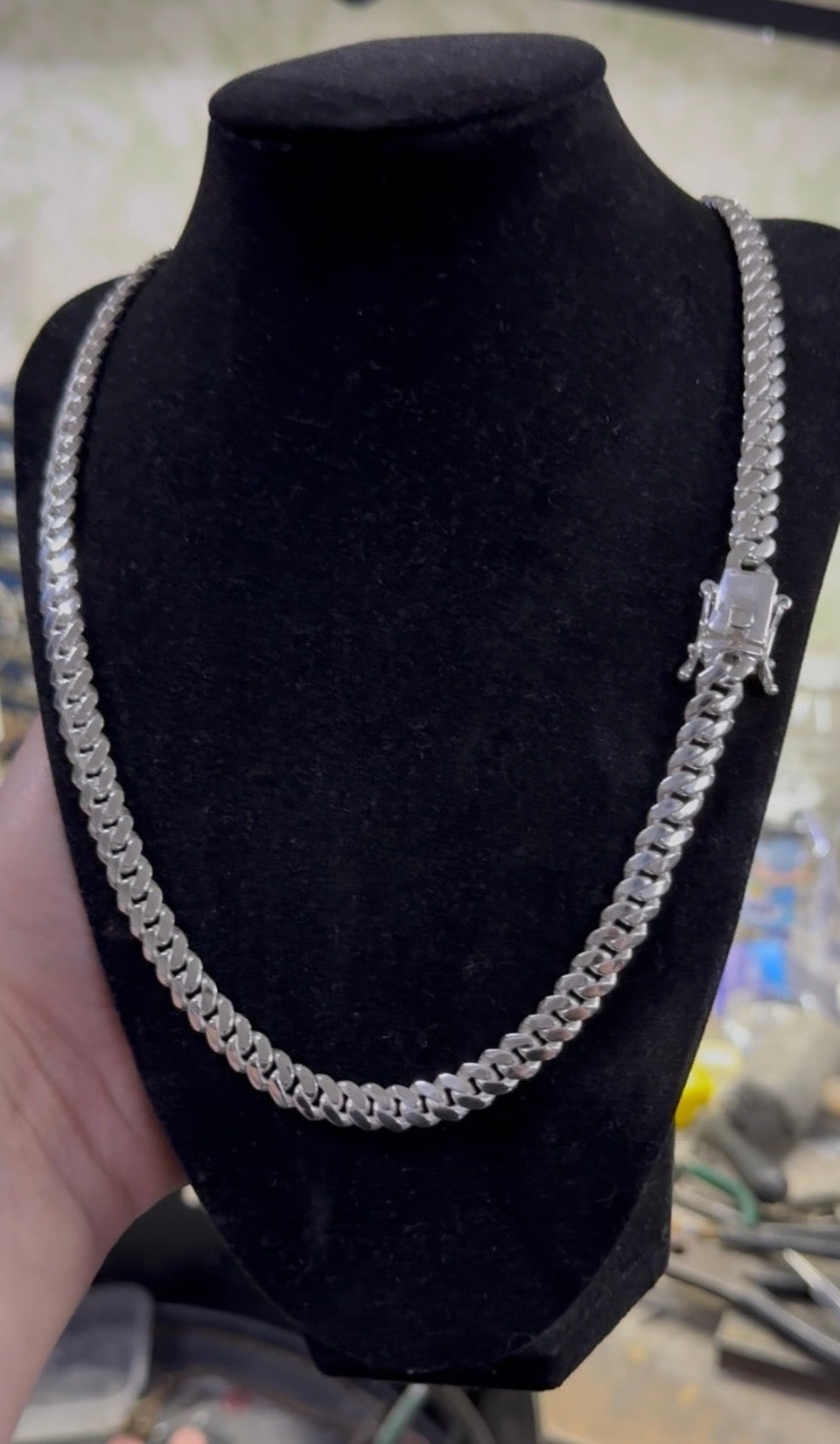 Silver Cuban Chain - 9mm
