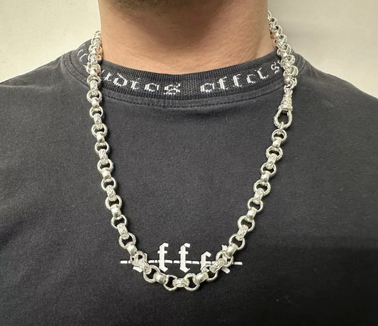 Silver Belcher Chain - 10mm