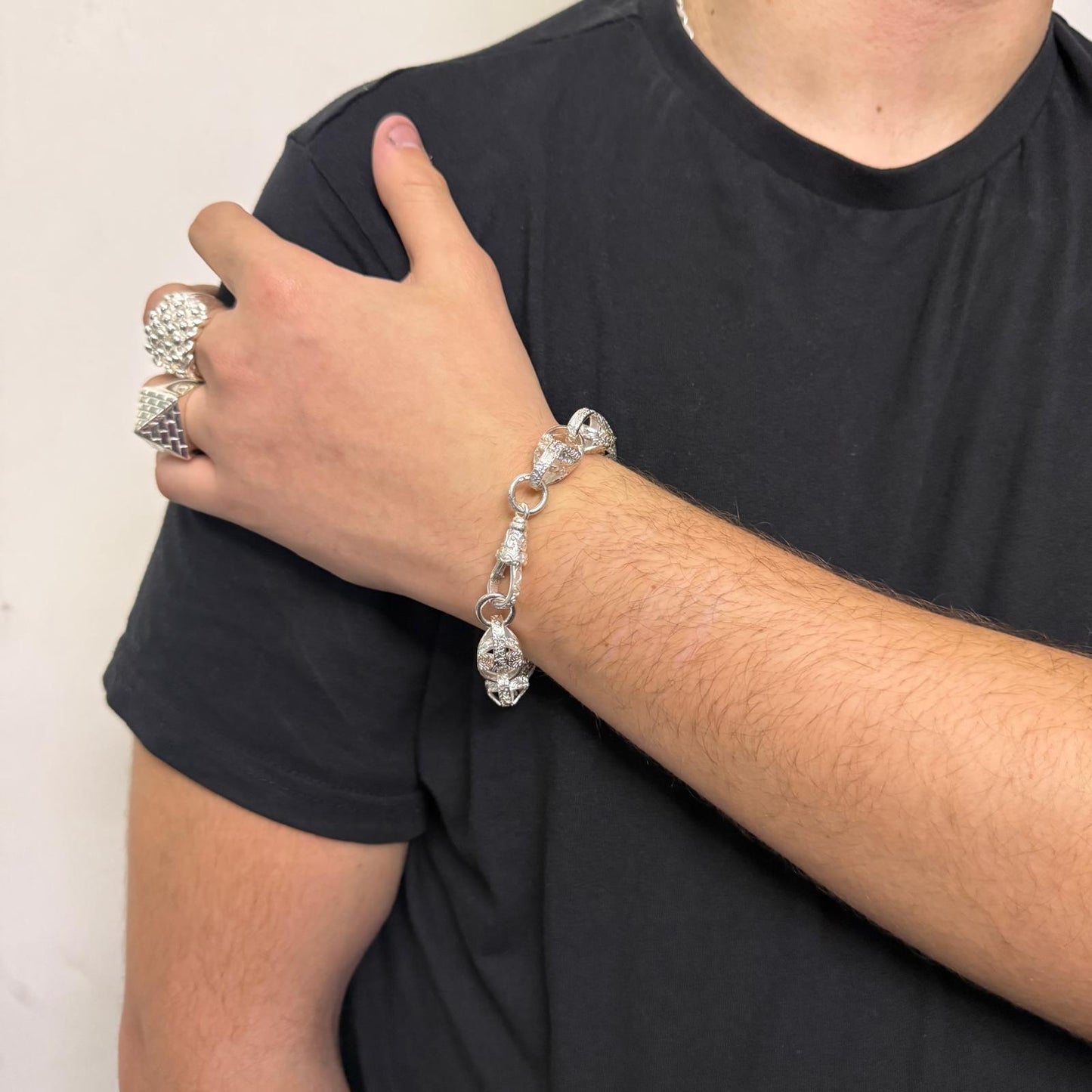 Silver Tulip Bracelet - 13mm