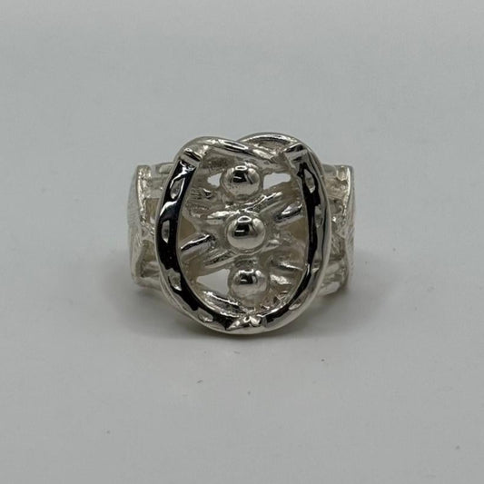 Silver Horse Keeper Ring