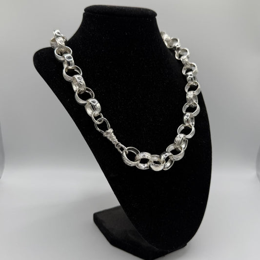 Silver Belcher Chain - 16mm