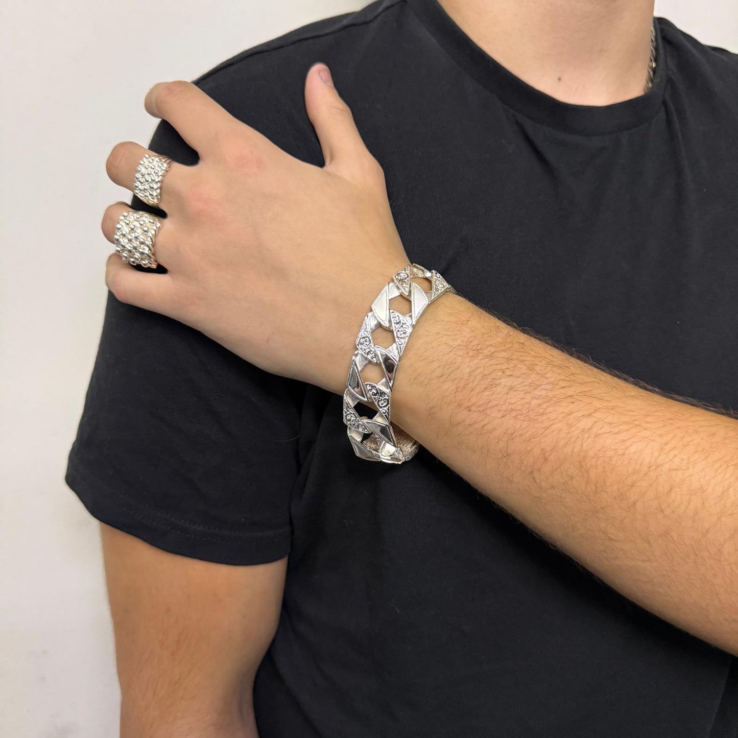 Silver Chaps Bracelet - 20mm