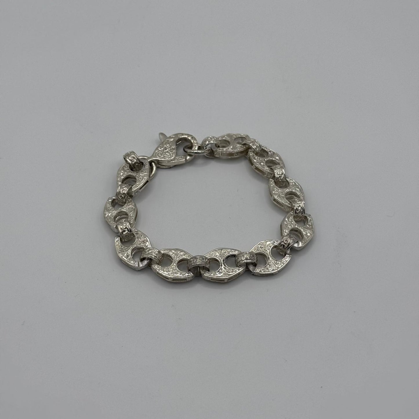 Silver Anchor Bracelet - 12mm