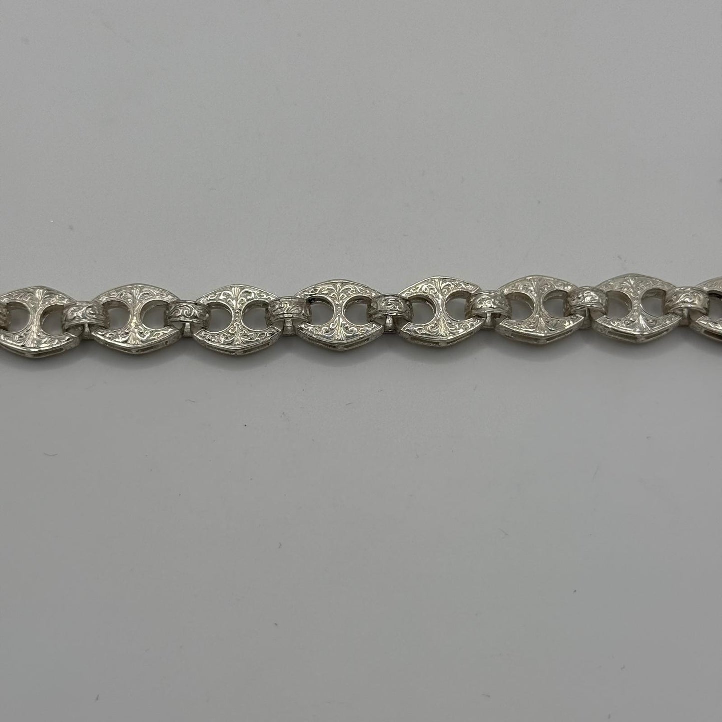 Silver Anchor Bracelet - 12mm