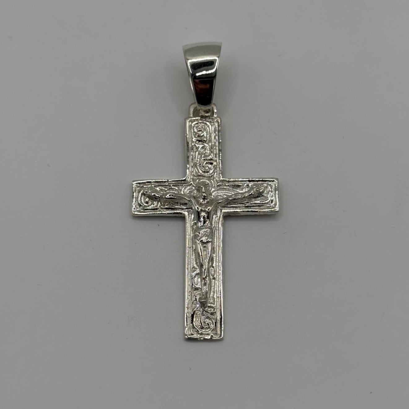 Silver Cross Pendant Crucifix