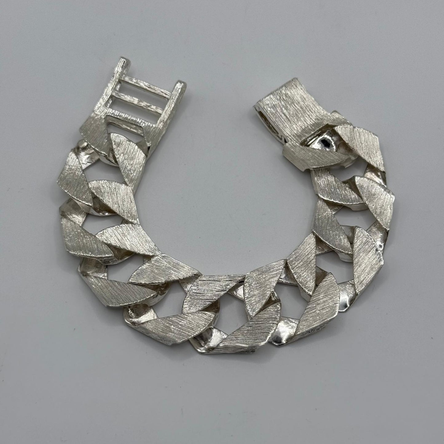 Silver Chaps Curb Bracelet - 25mm
