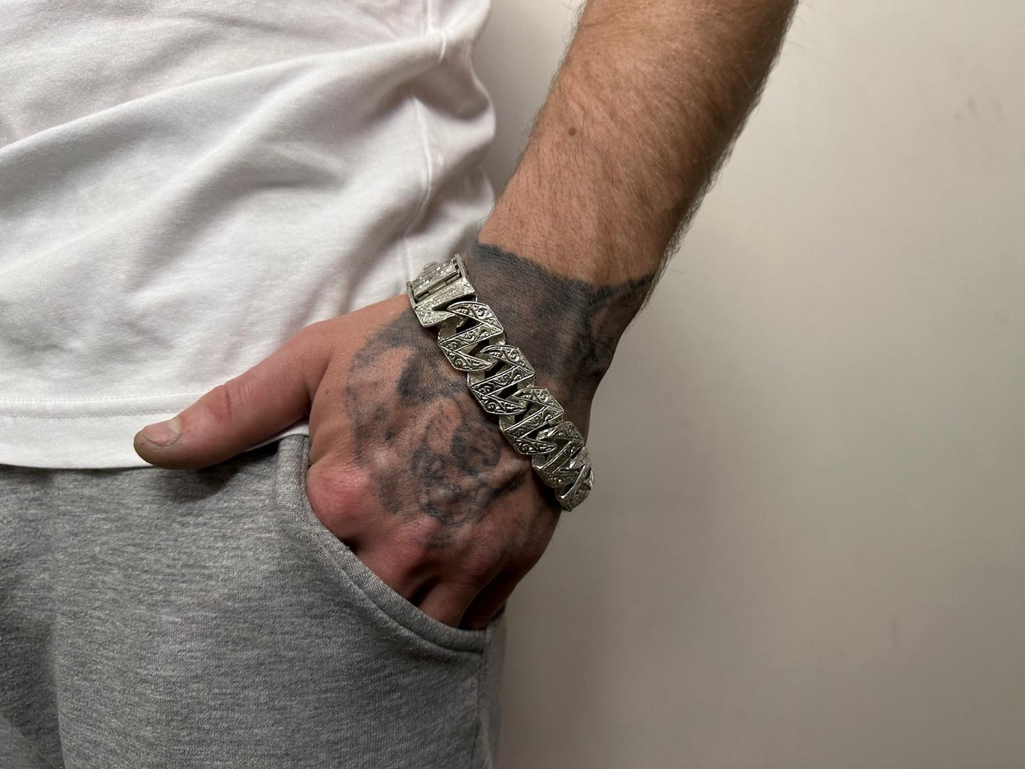 Silver Chaps Bracelet - 20mm