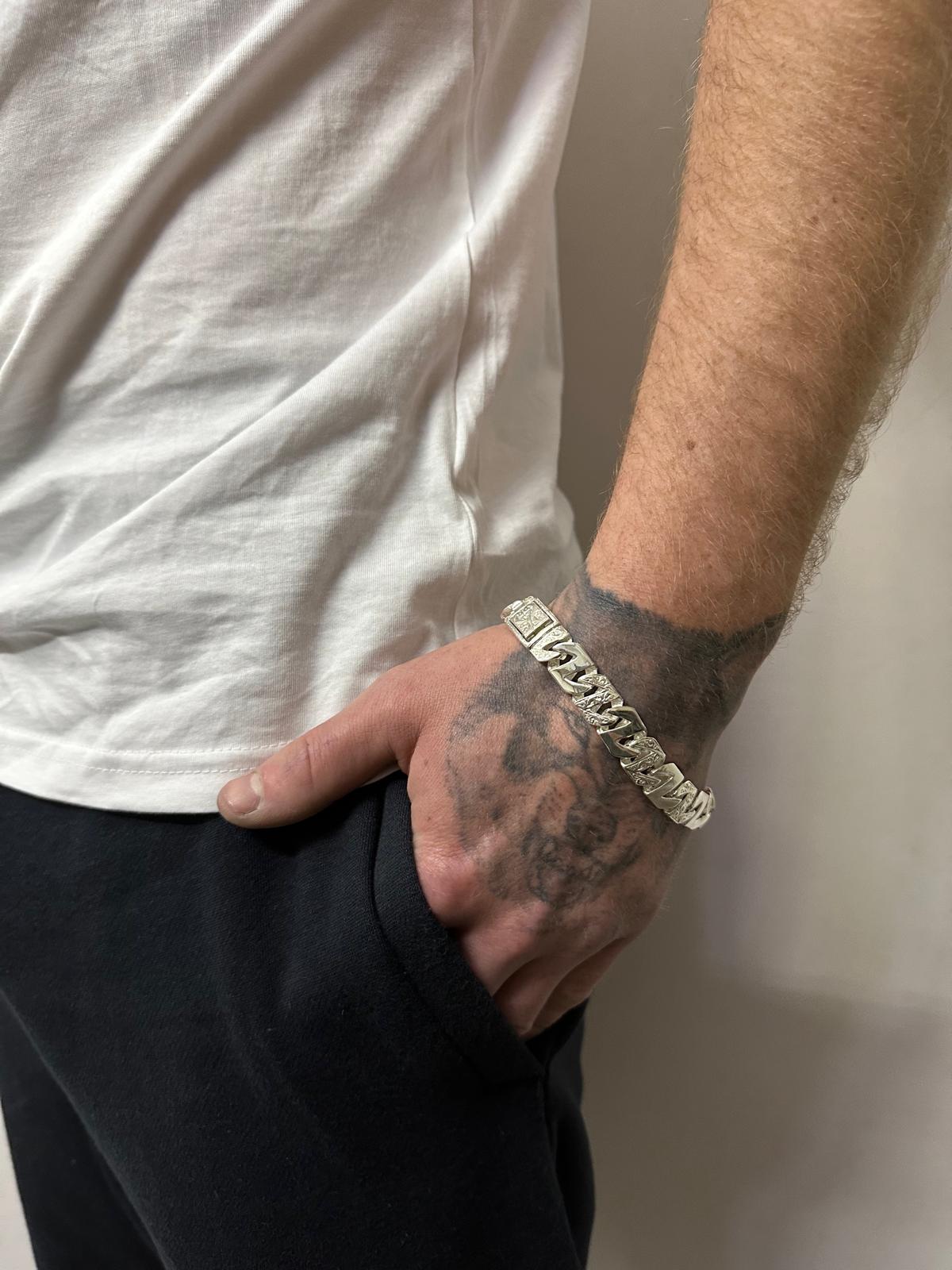 Silver Chaps Bracelet - 11.5mm