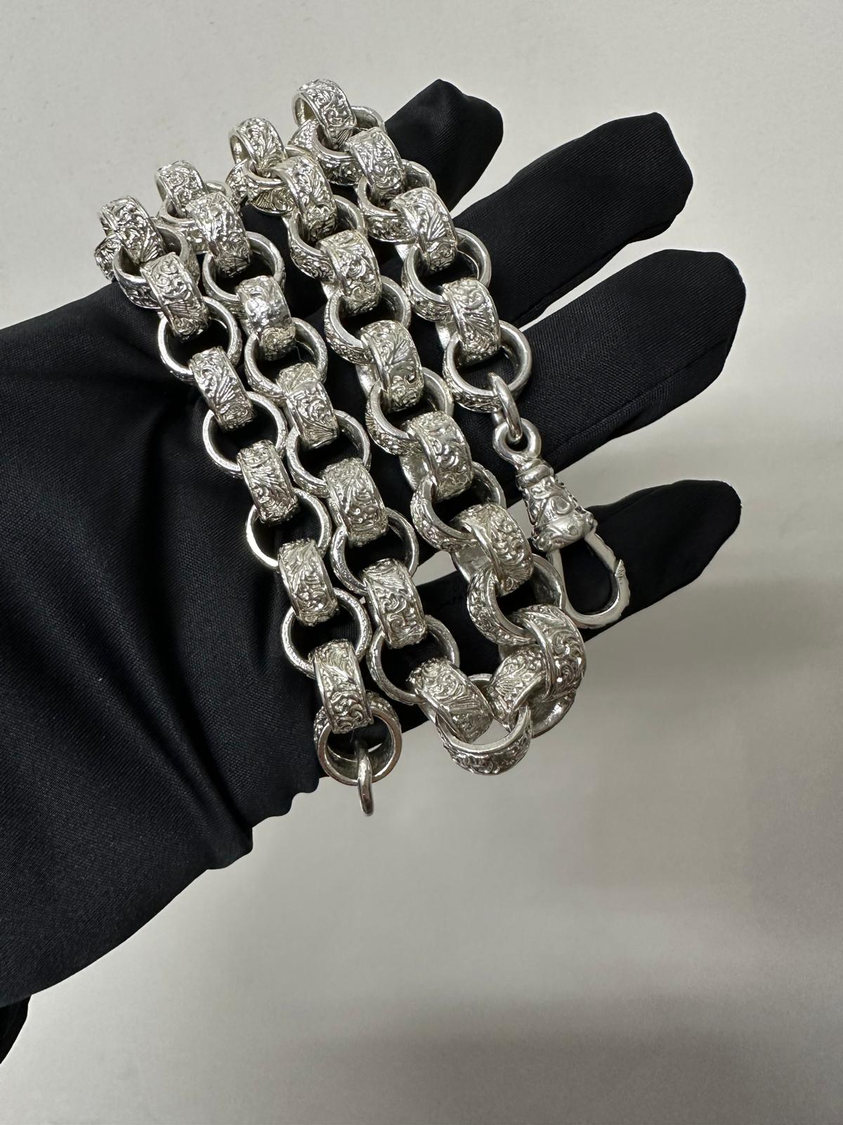 Silver Belcher Chain - 13.5mm