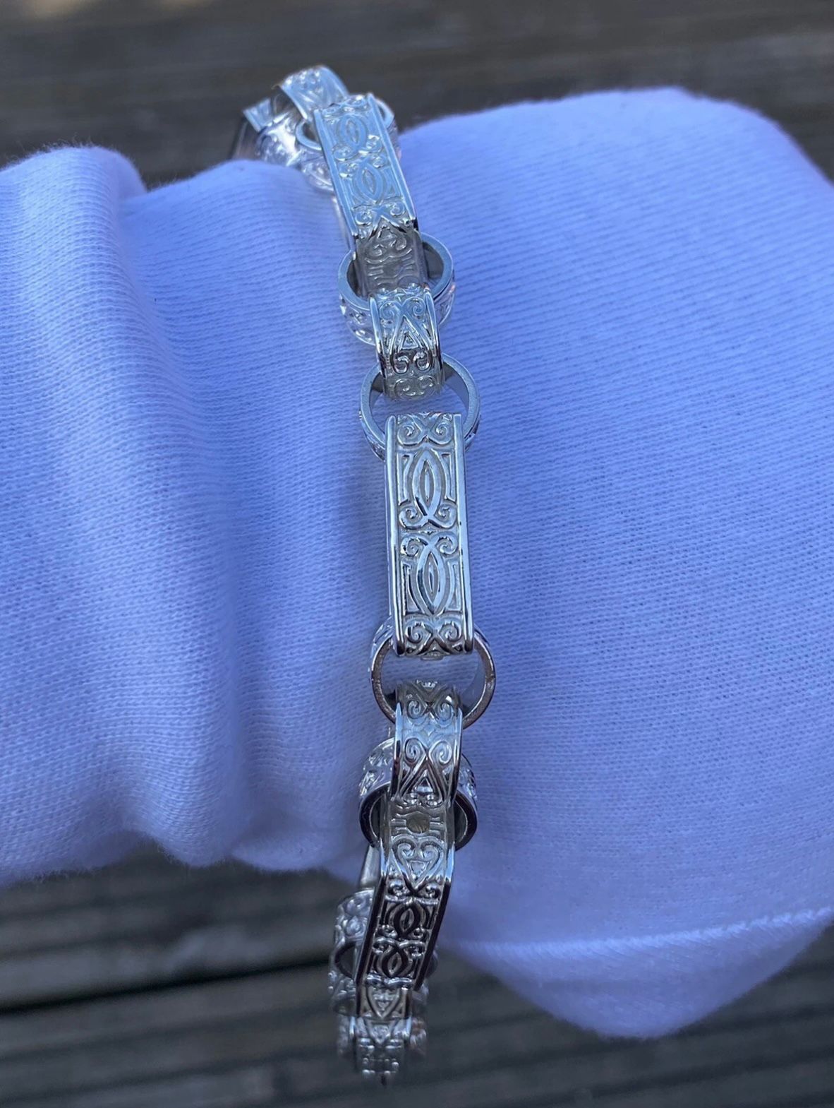 Silver Gypsy Box Belcher Bracelet