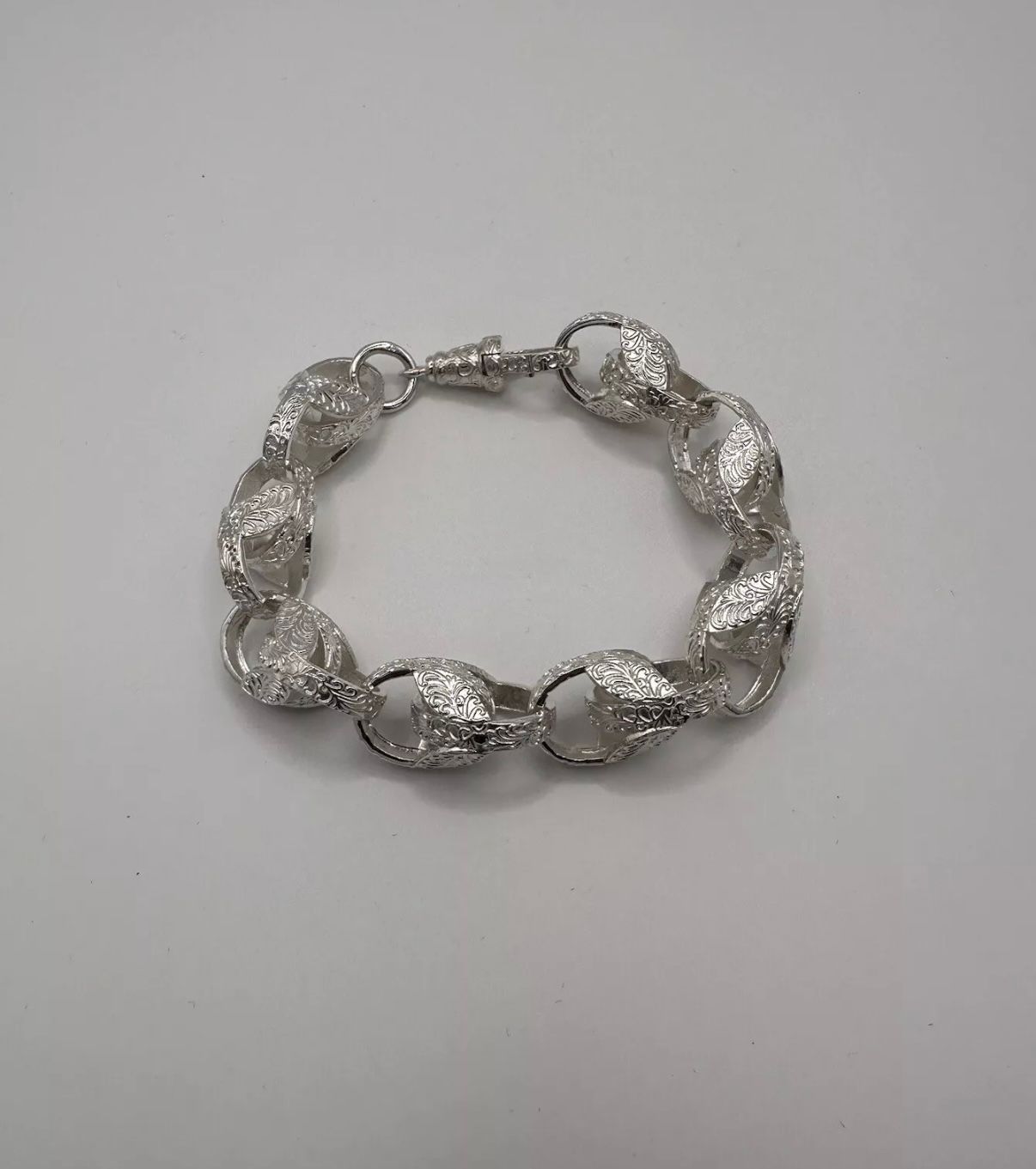 Silver Tulip Bracelet 15mm