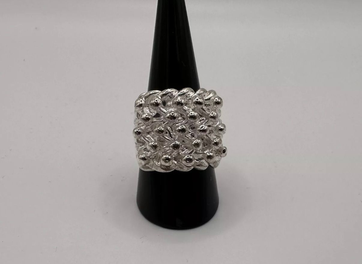 Silver Keeper Ring 5 Row