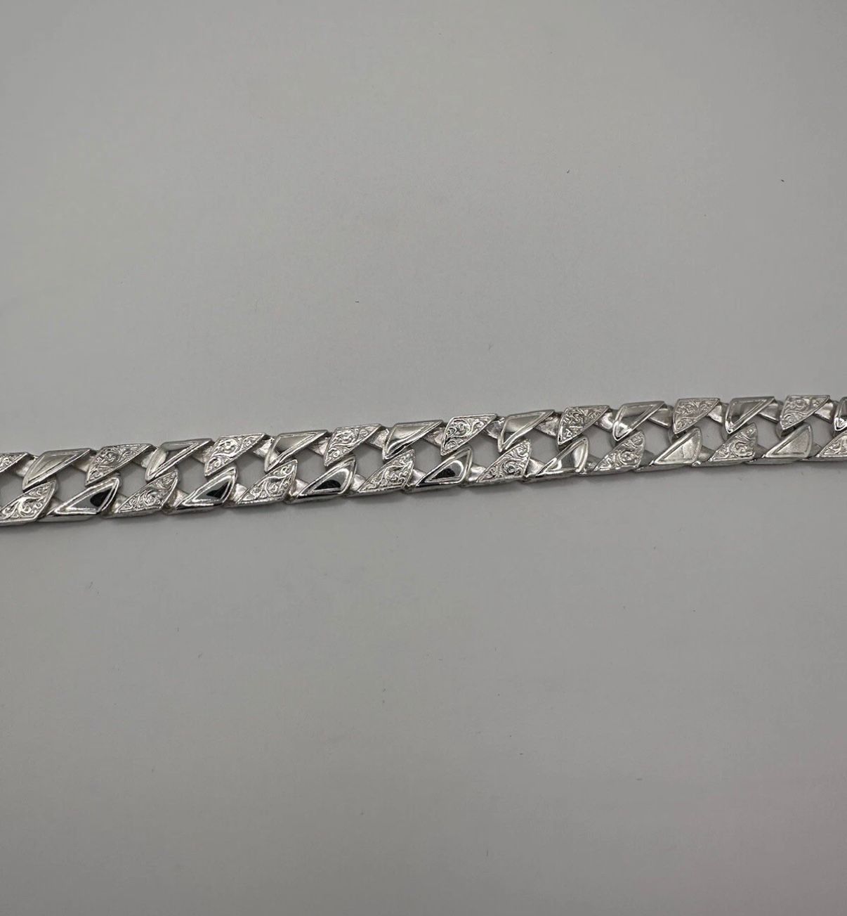 Silver Chaps Curb Bracelet 14.5mm