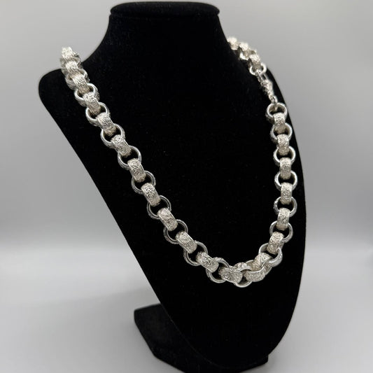 Silver Belcher Chain - 13.5mm