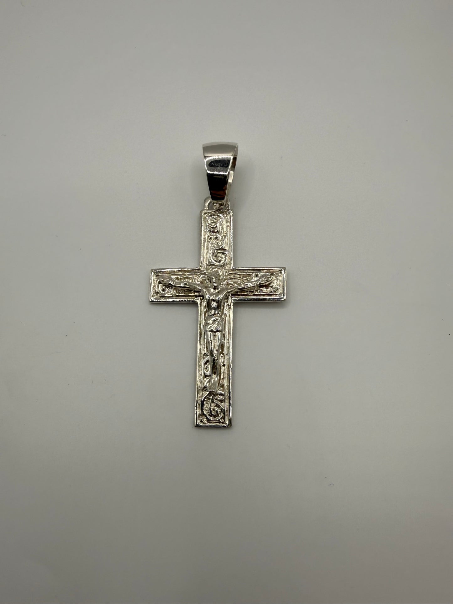 Silver Men’s Cross Pendant - XL