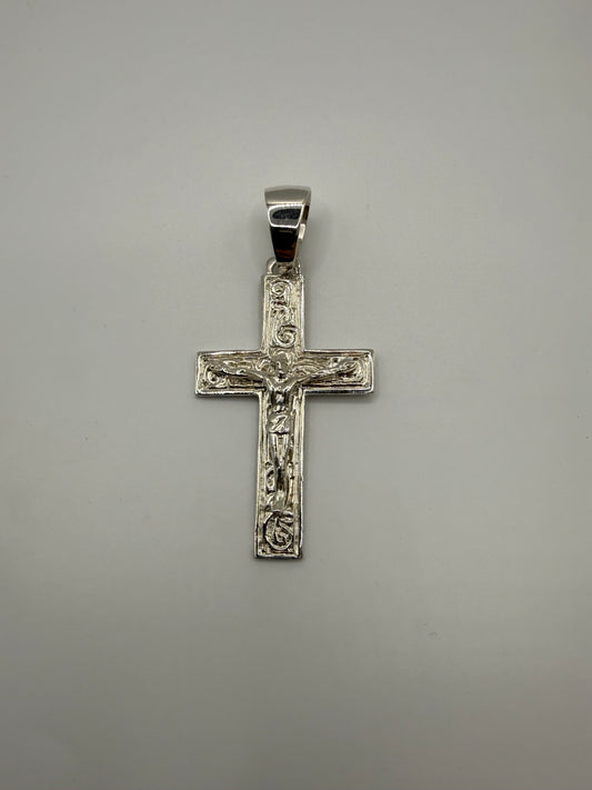 Silver Men’s Cross Pendant - XL