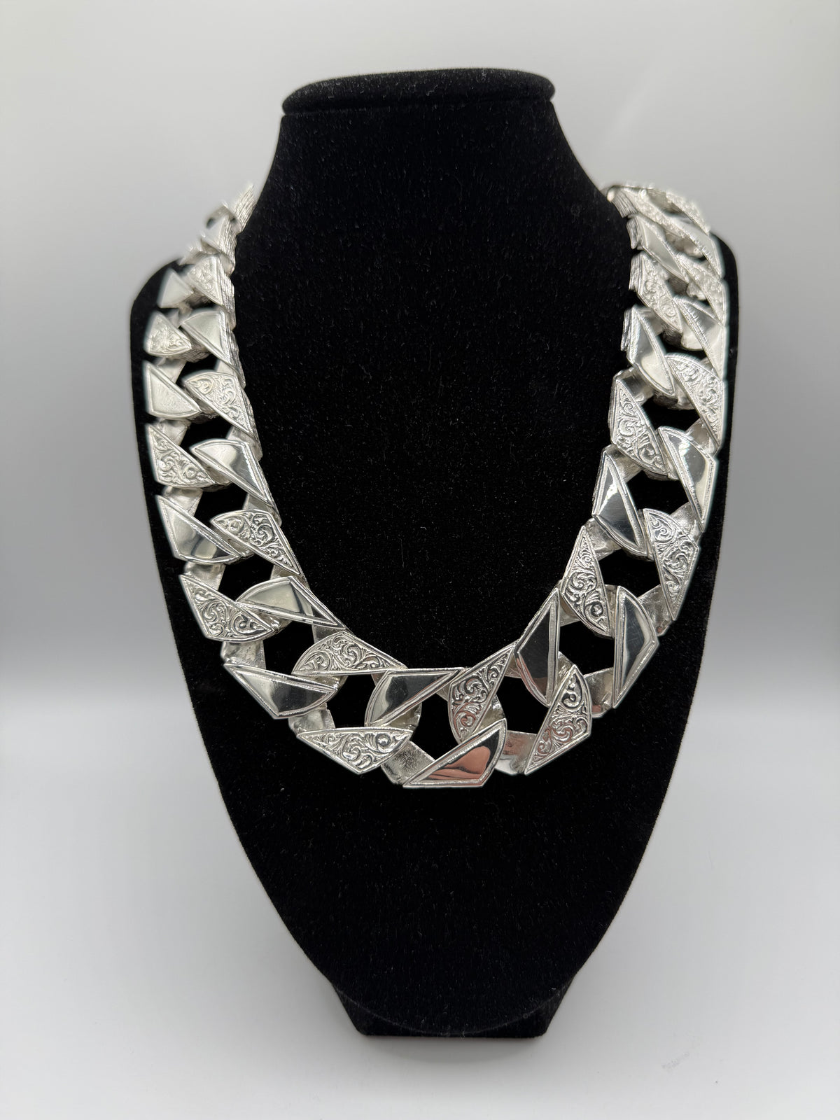 Silver 20mm Mens Chaps Chain