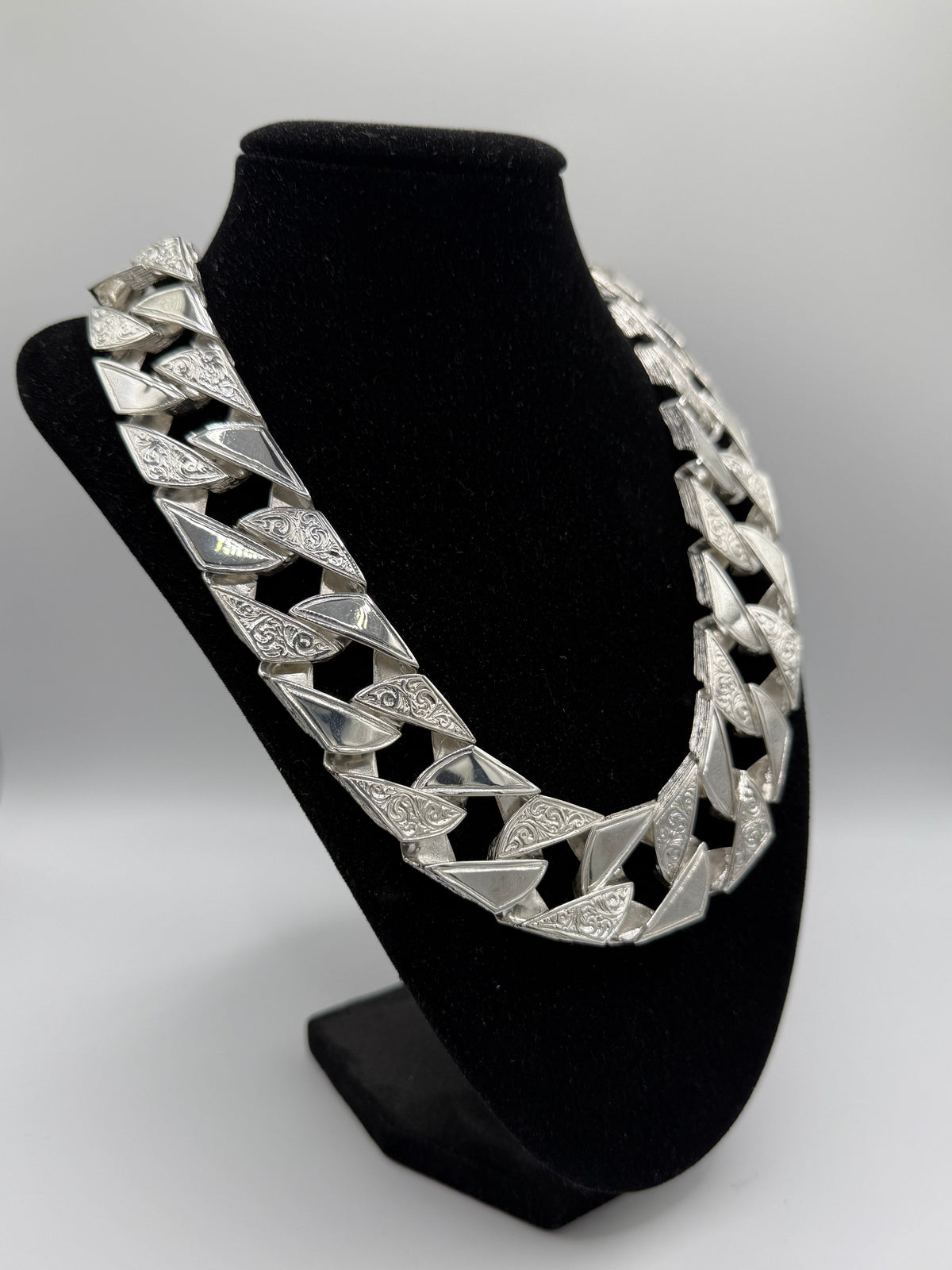 Silver 20mm Mens Chaps Chain