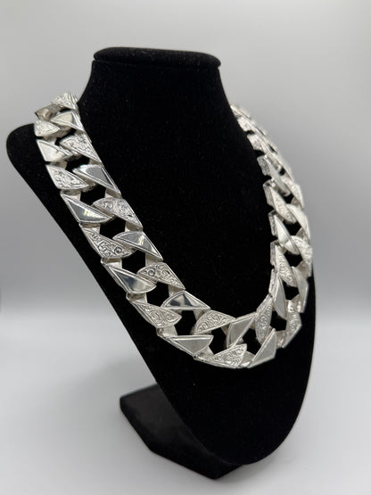 Silver 20mm Mens Chaps Chain