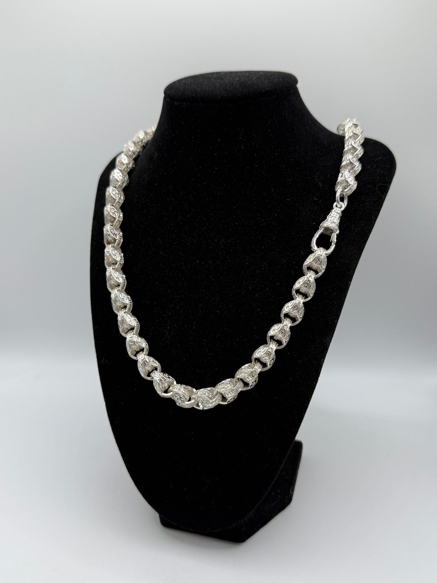 Silver 9mm box link tulip - all lengths