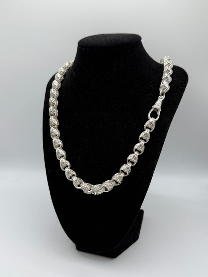 Silver 9mm box link tulip - all lengths
