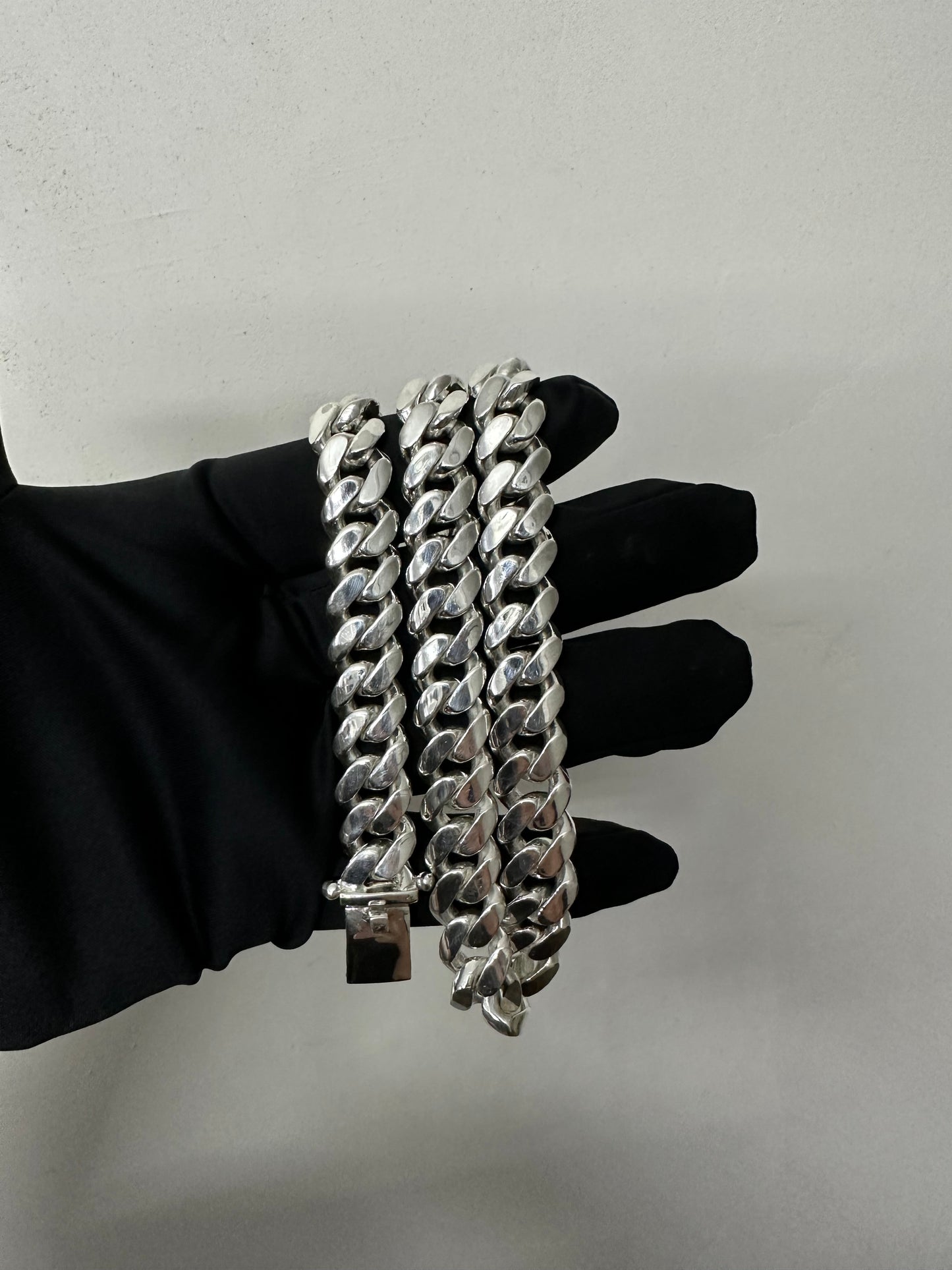 Silver Cuban Chain 14mm