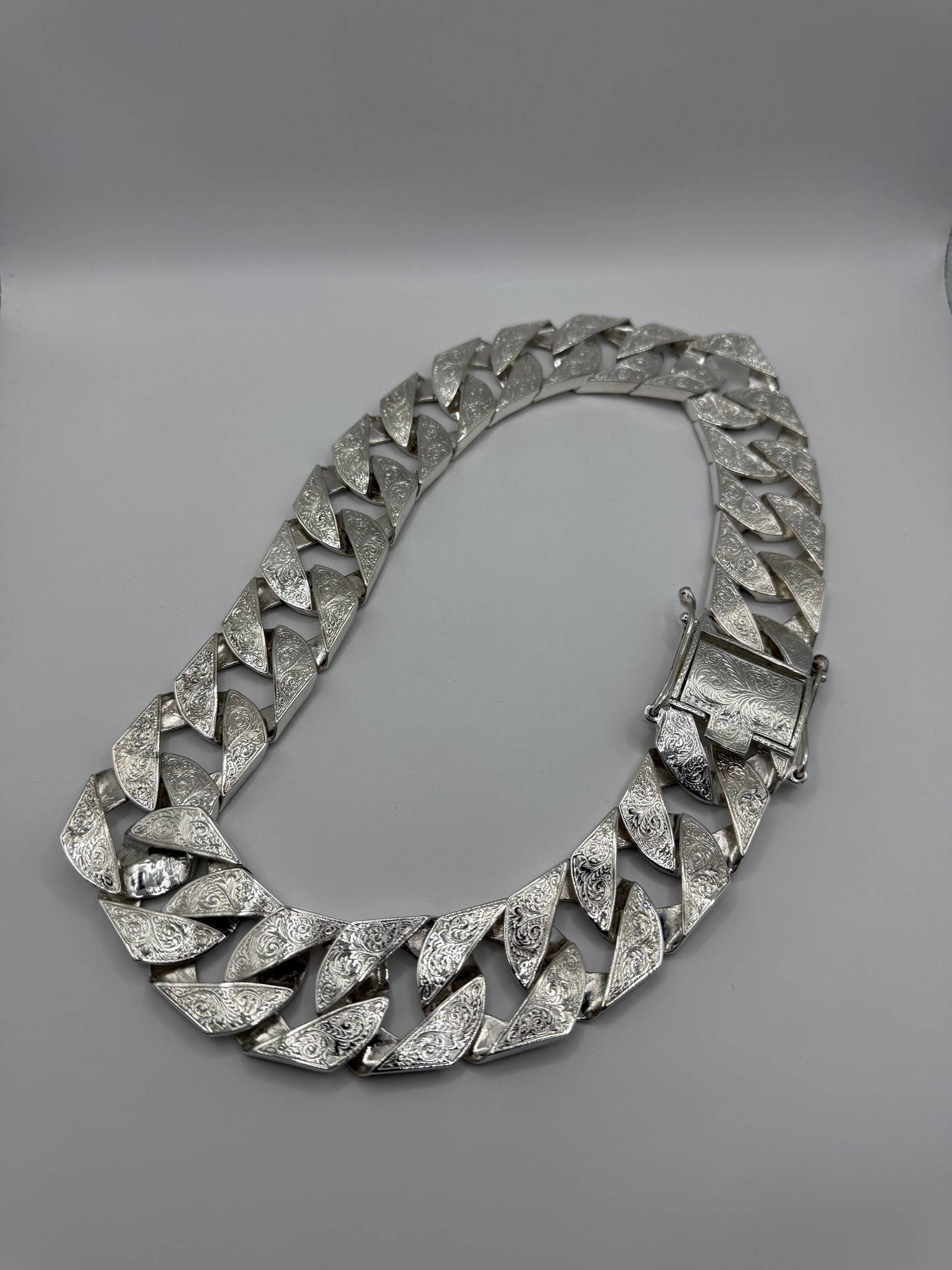 Silver Chaps Chain Gents Men’s - 37mm