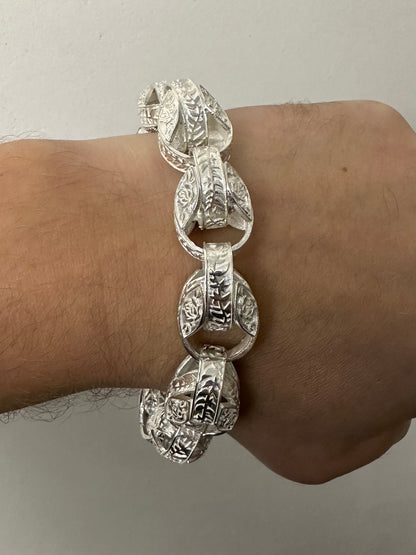 Silver Tulip Bracelet - 20mm