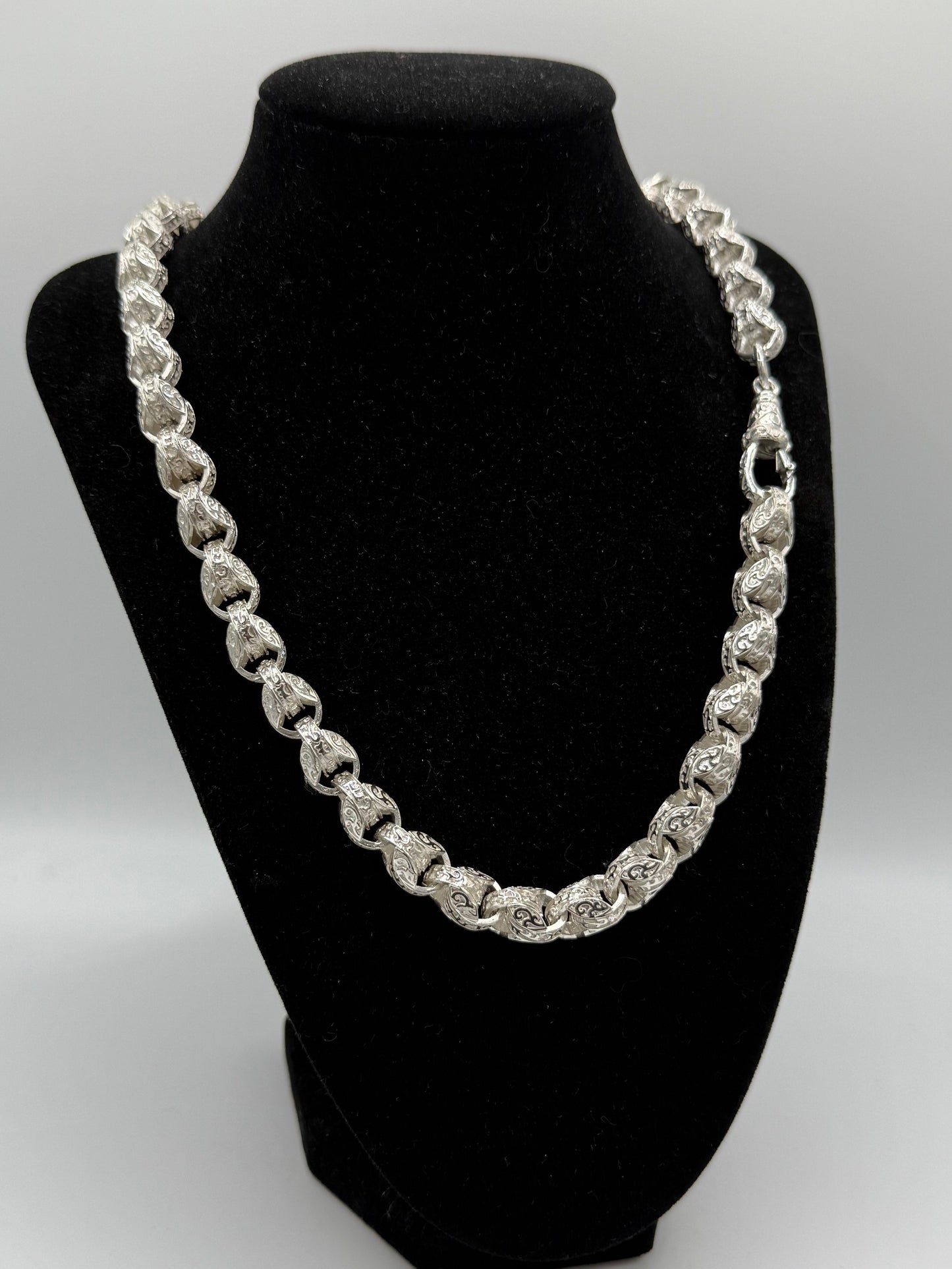 Silver 9mm box link tulip - all lengths
