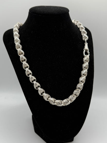 Silver 9mm box link tulip - all lengths