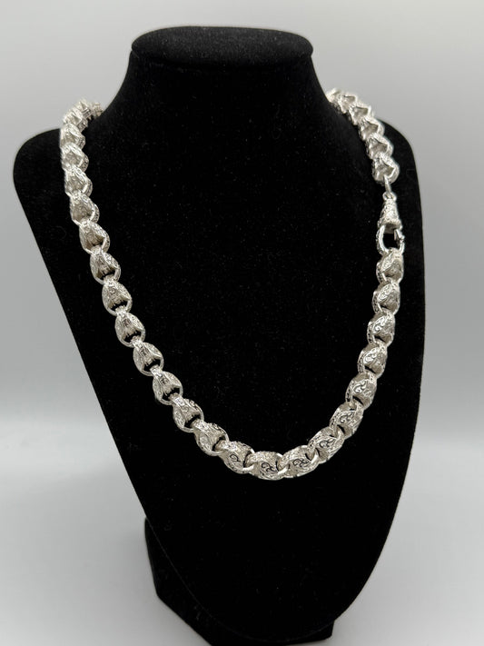 Silver 9mm box link tulip - all lengths