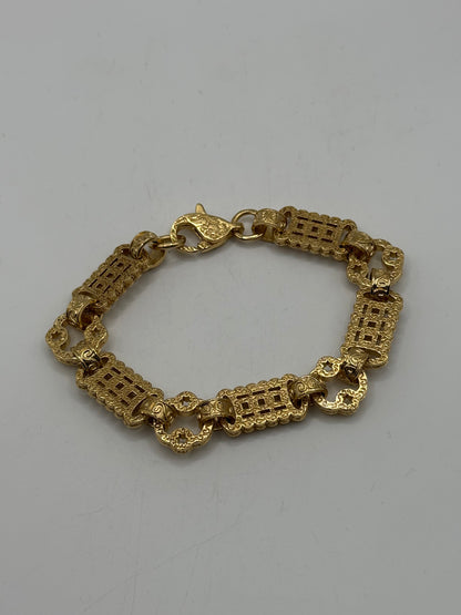 9ct Gold On Silver Stars & Bars - 14mmm