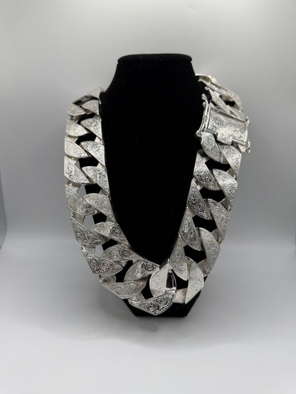 Silver Chaps Chain Gents Men’s - 37mm