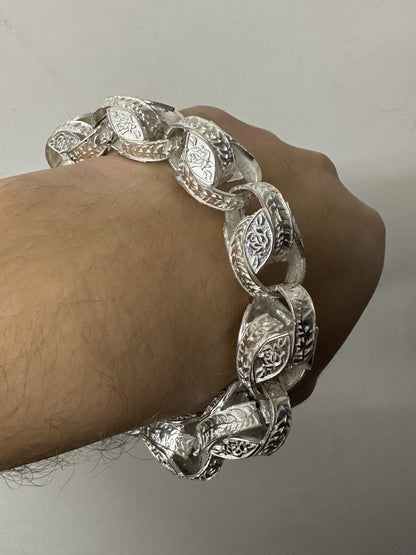 Silver Tulip Bracelet - 20mm