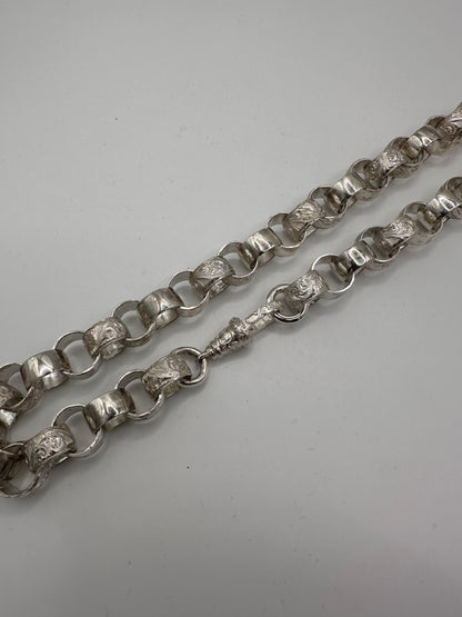 Silver Belcher Chain - 13mm