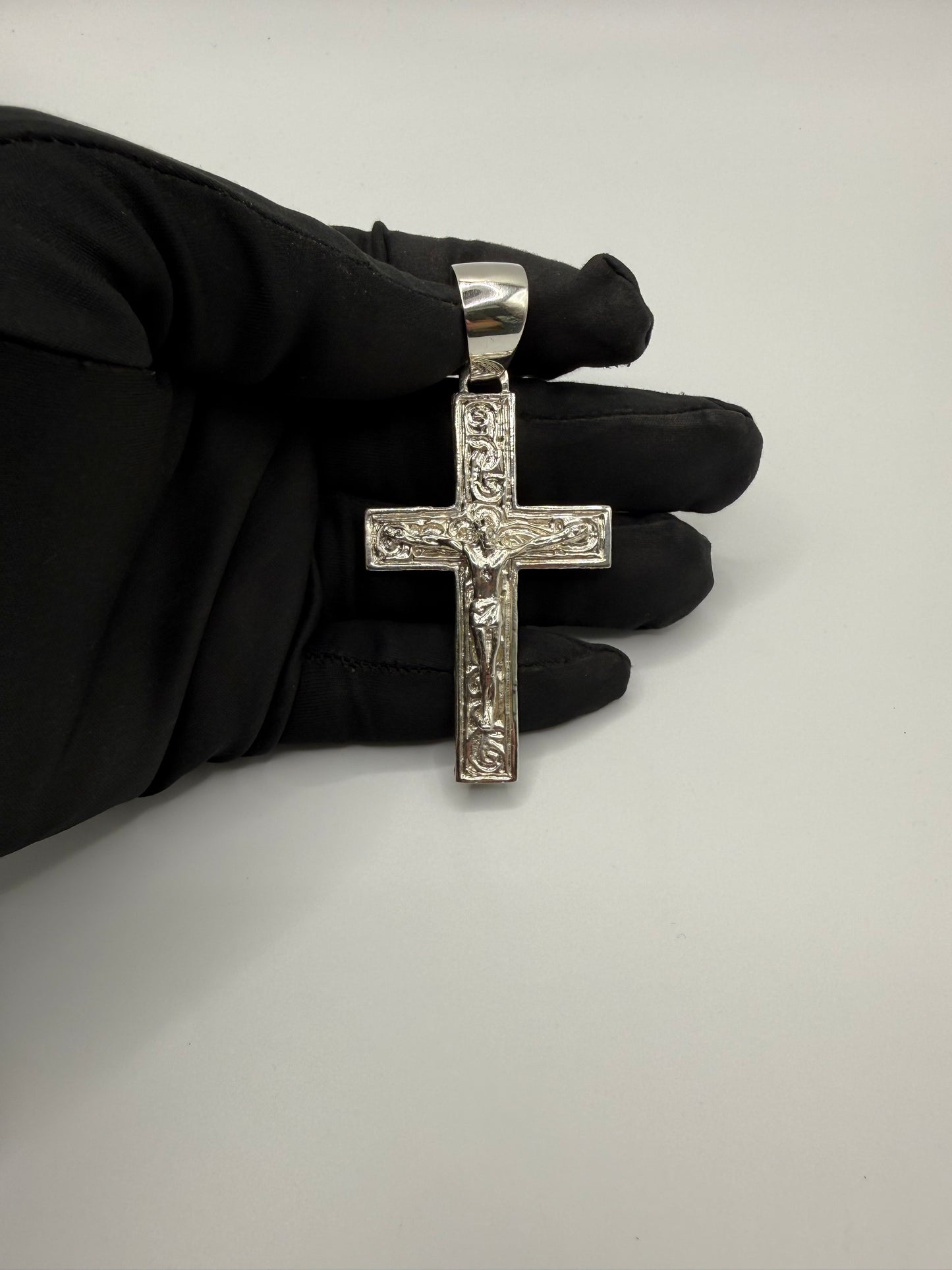 Silver Men’s Cross Pendant - XL