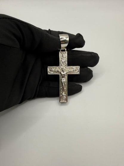 Silver Men’s Cross Pendant - XL