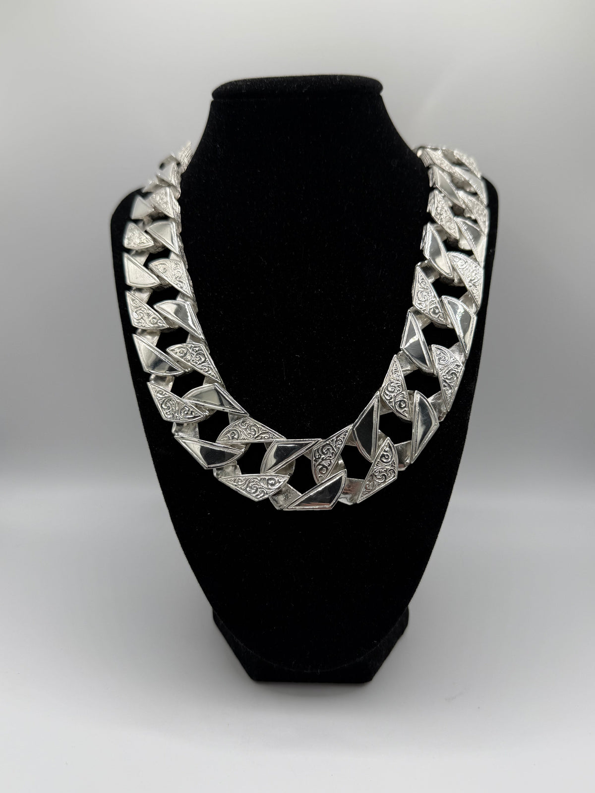 Silver 20mm Mens Chaps Chain