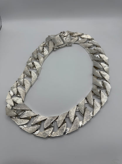 Silver Chaps Chain Gents Men’s - 37mm