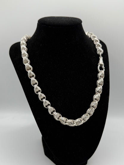 Silver 9mm box link tulip - all lengths