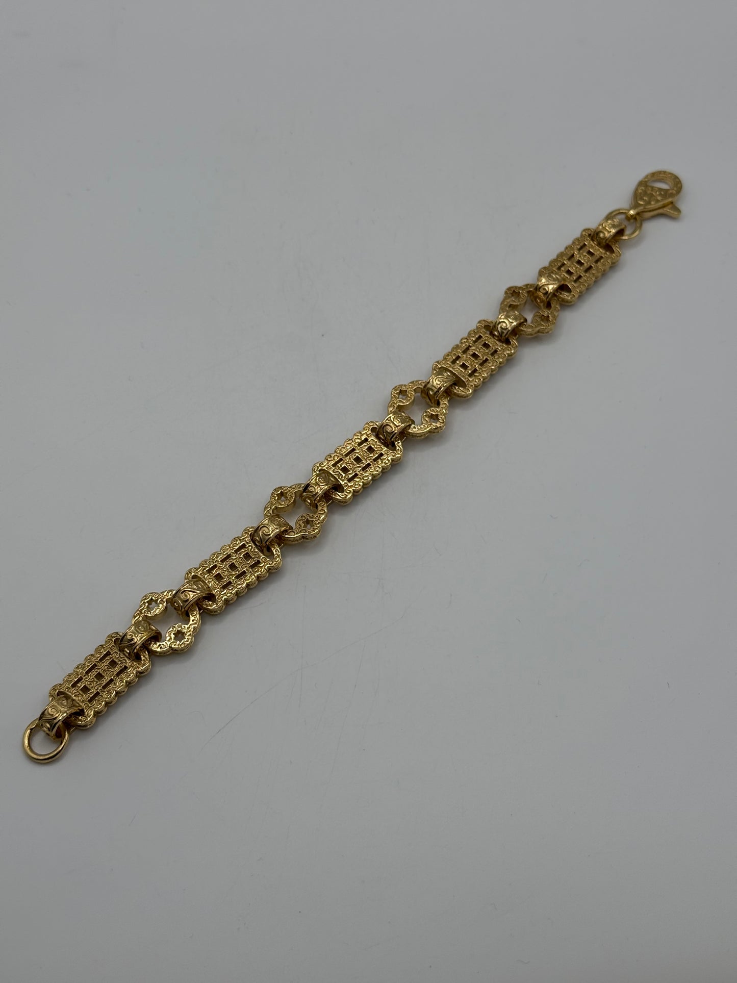 9ct Gold On Silver Stars & Bars - 14mmm