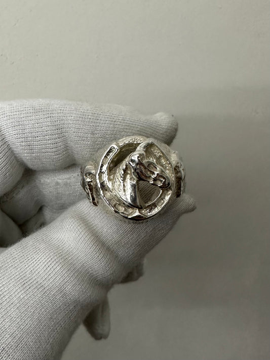 Sterling Silver Gypsy Horse Ring