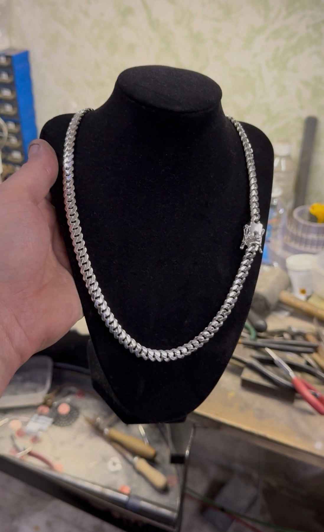 Silver Cuban Chain - 9mm