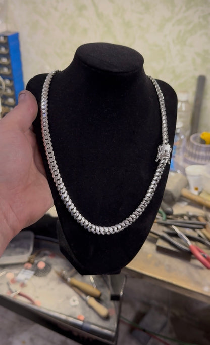 Silver Cuban Chain - 9mm
